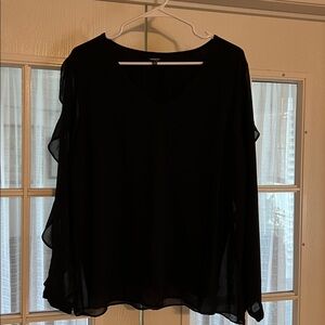 Black Sheer Blouse